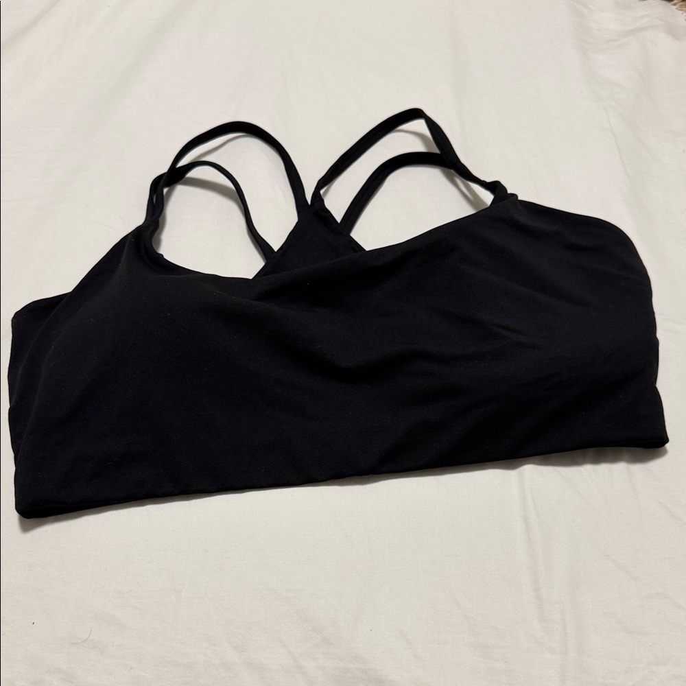 Fabletics Women’s Black Strappy Bralette - Soft Support
